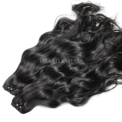 natural wavy weft hair 1