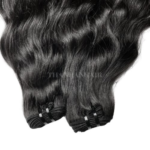 natural wavy weft hair 2