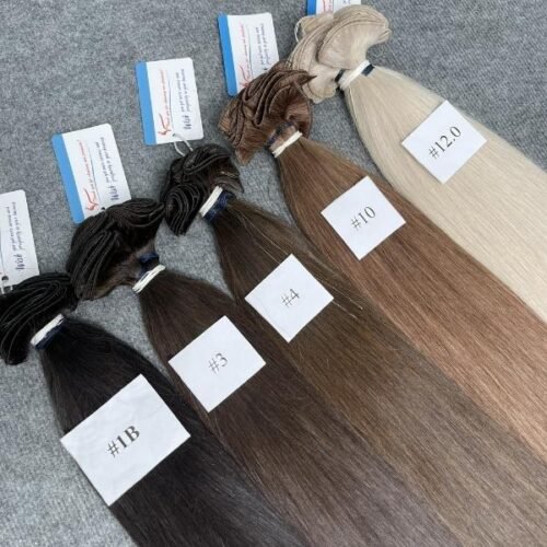 hand tied weft hair thanhanhair