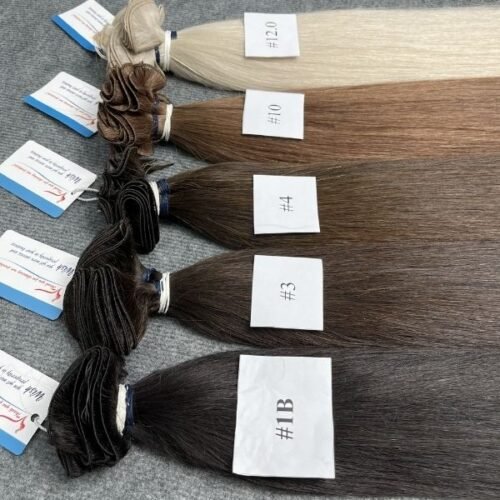 hand tied weft hair thanhanhair