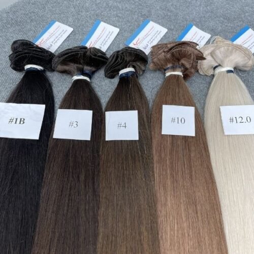 hand tied weft hair thanhanhair