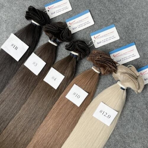 hand tied weft hair thanhanhair