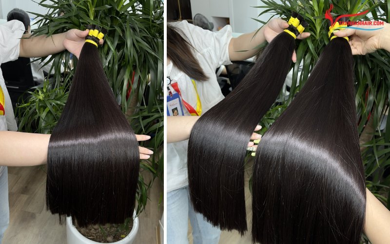 Vietnamese hair always retaons its smoothness and shine