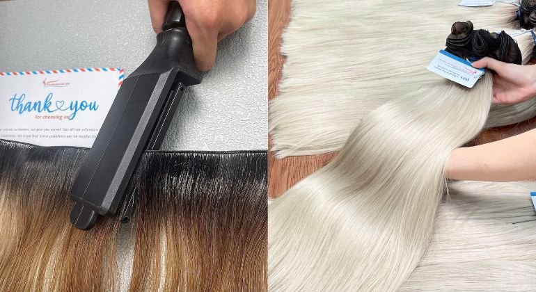 do hand tied extensions damage your hair?