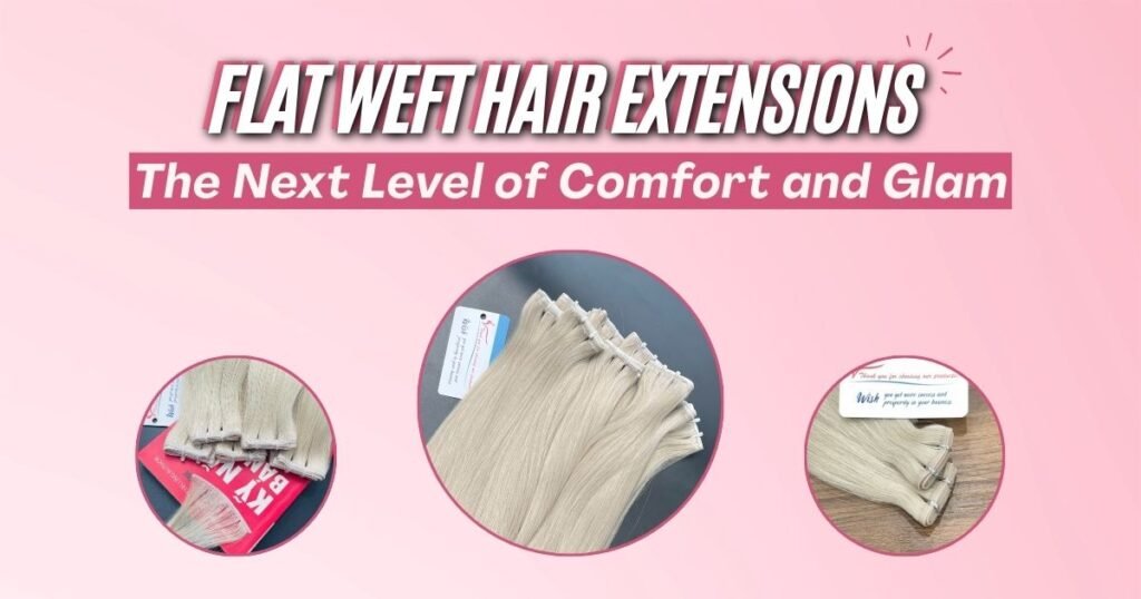flat weft hair extensions the next level of comfort and glam