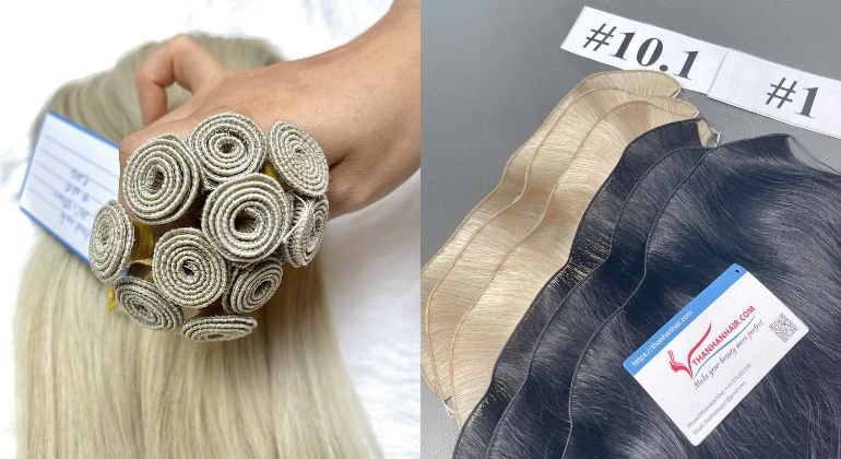 hand tied weft hair extensions
