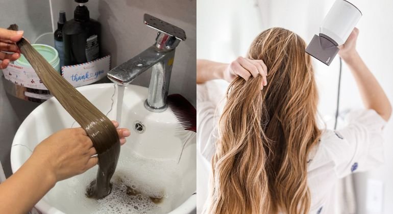 Adding light moisture and protecting hair from heat