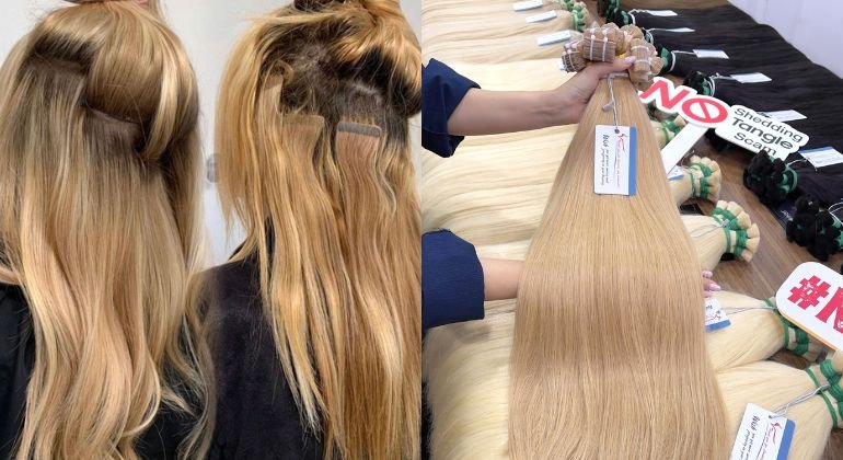 How to install tape in hair extensions?