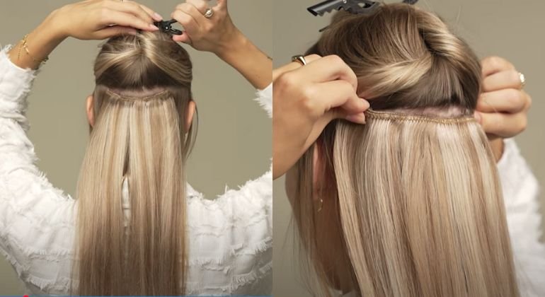 Layer with larger wefts