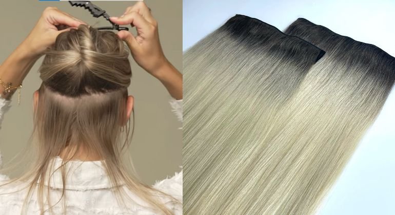 Prep and section your hair