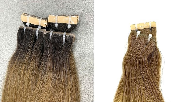 What are invisible tape extensions?