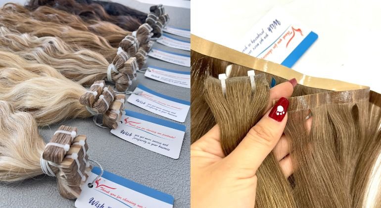 What are tape in hair extensions?