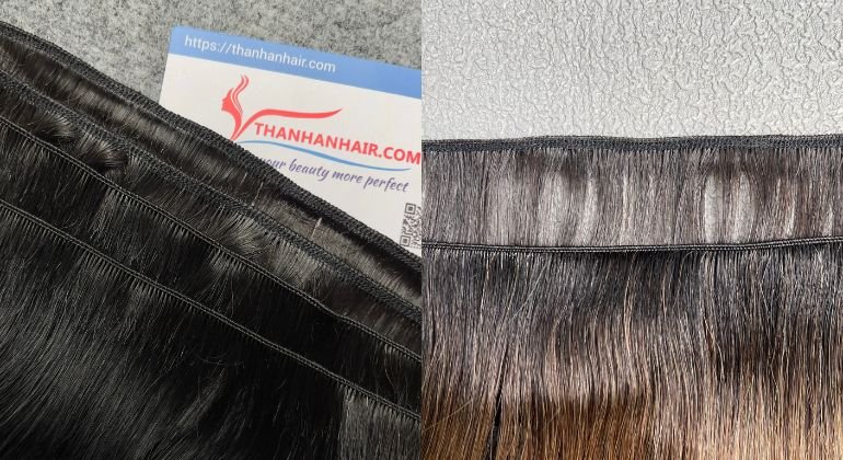 Prepare your hair wefts