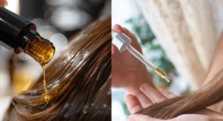 Difference between hair serum and hair oil