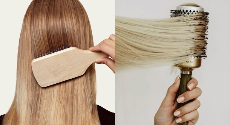 Gentle brushing techniques for hair extensions
