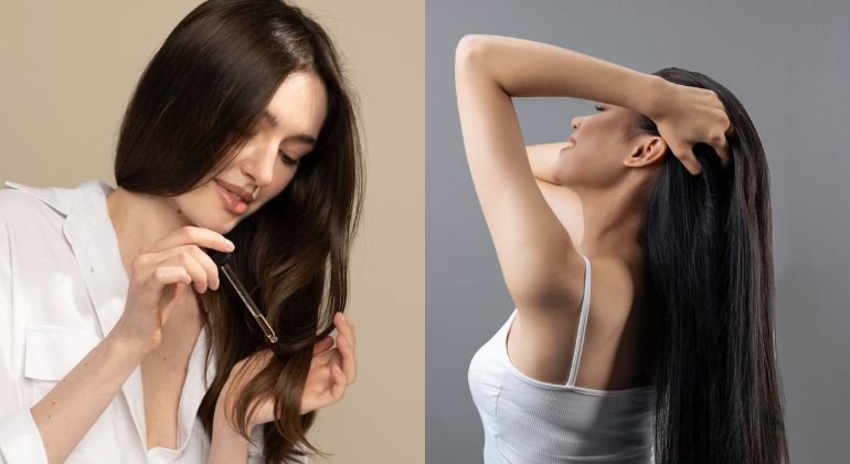 how to apply oil for hair extensions correctly