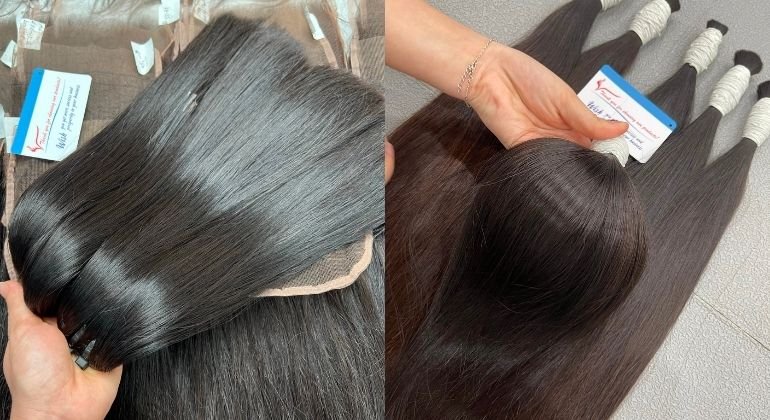 Human hair extensions