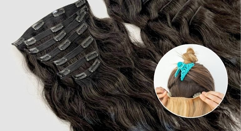 Sleeping with clip in hair extensions