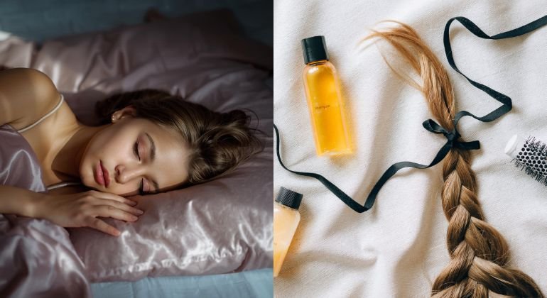Sleeping with hair extensions the right way