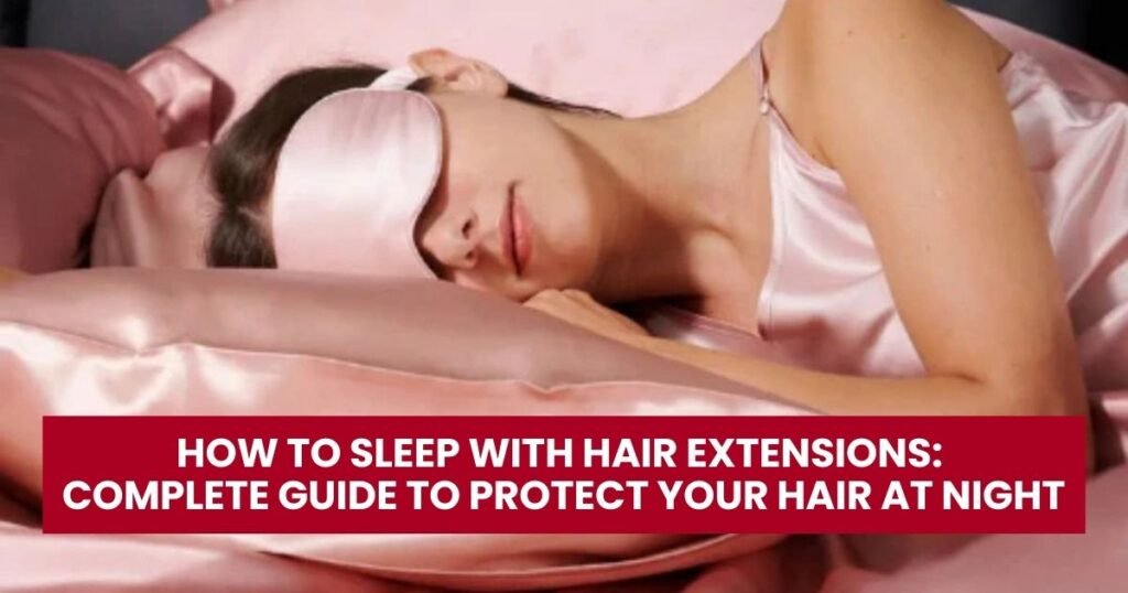 How to Sleep With Hair Extensions: Complete Guide to Protect Your Hair at Night