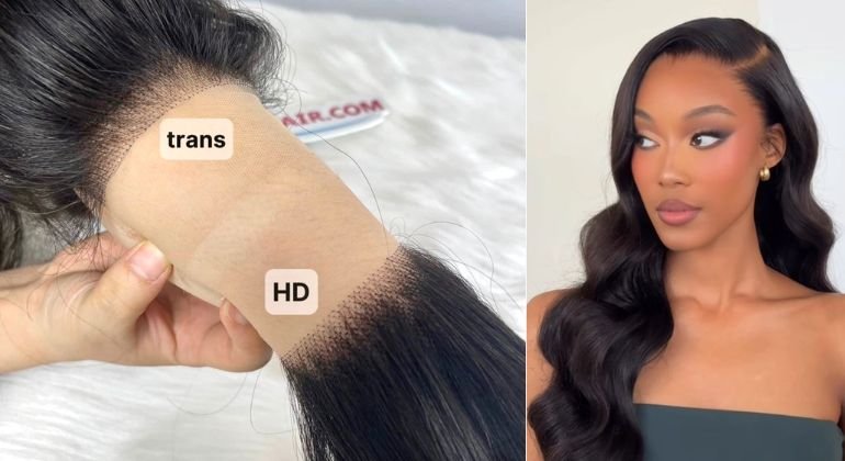 Transparent and HD lace frontal