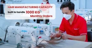 Hair Manufacturing Capacity Built to Handle 1.000kg Monthly Orders From Thanh An Hair