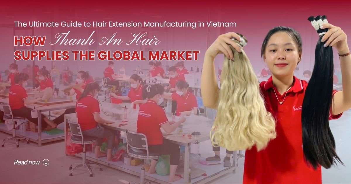 The Ultimate Guide to Hair Extension Manufacturing in Vietnam: How Thanh An Hair Supplies the Global Market