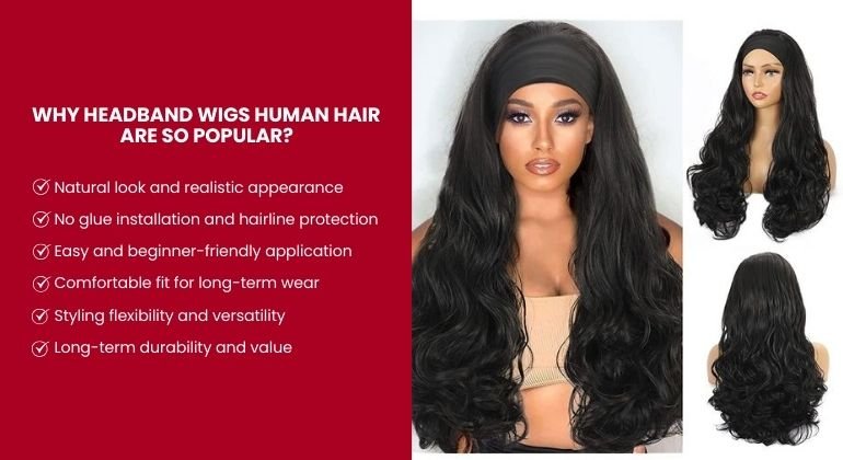 Why headband wigs human hair are so popular?