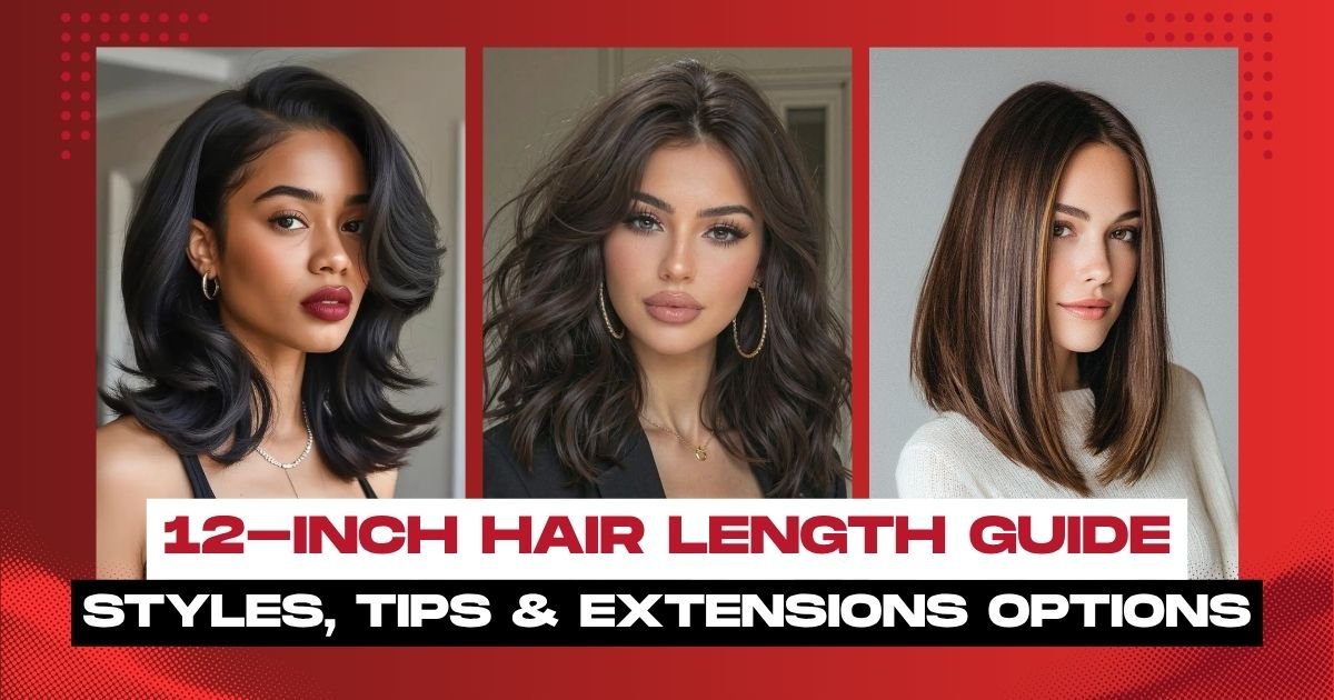 12-Inch Hair Length Guide: Styles, Tips & Extensions Options