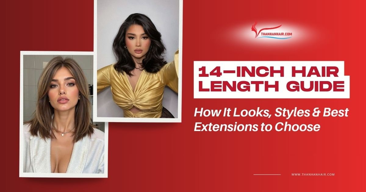 14-Inch Hair Length Guide: How It Looks, Styles & Best Extensions to Choose