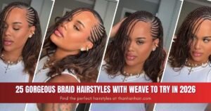 25 Gorgeous Braid Hairstyles with Weave to Try in 2026