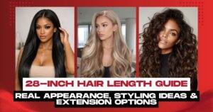 28-Inch Hair Length Guide: Real Appearance, Styling Ideas & Extension Options