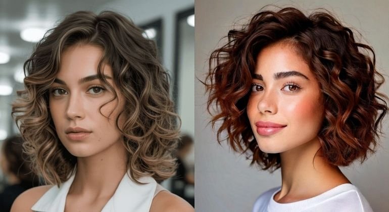 Bouncy curls for a fuller look