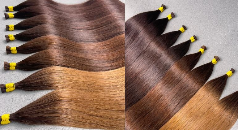 Bulk hair extensions