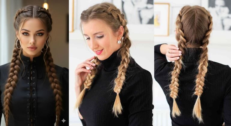 Double dutch braids