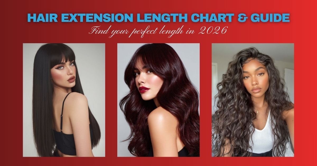 Hair Extension Length Chart & Guide: Find Your Perfect Length in 2026