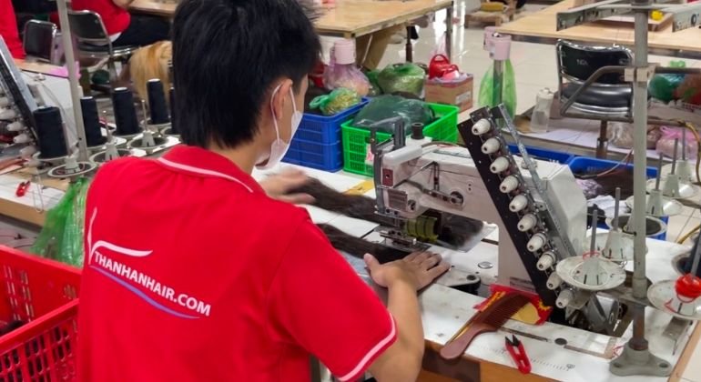 Hair extensions price depends on production cost and labor cost