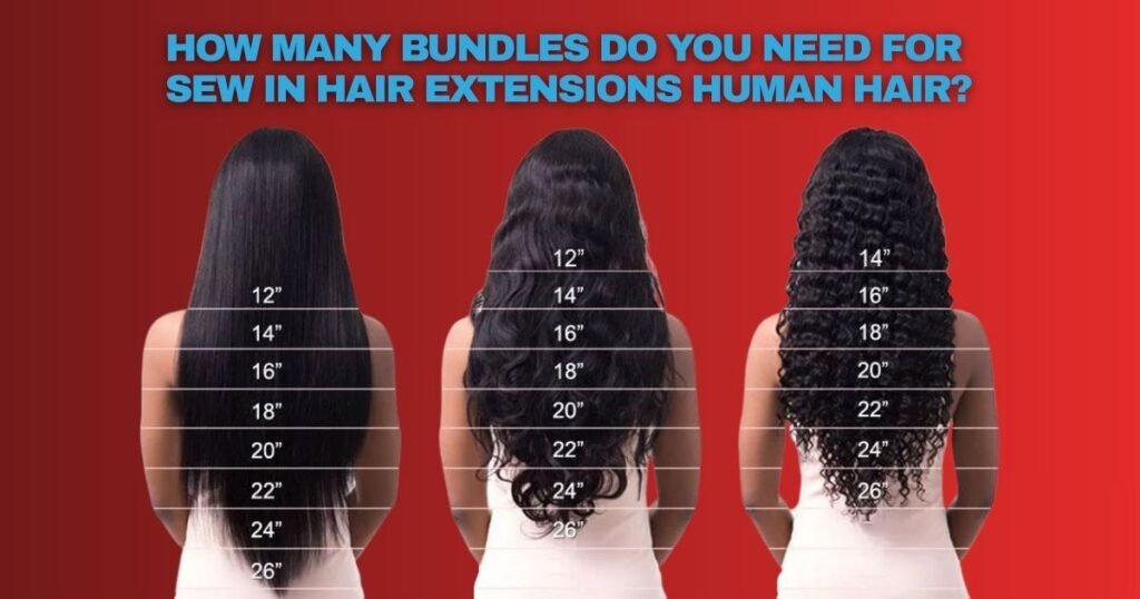 How Many Bundles Do You Need for Sew In Human Hair Extensions?