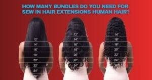 How Many Bundles Do You Need for Sew In Human Hair Extensions?
