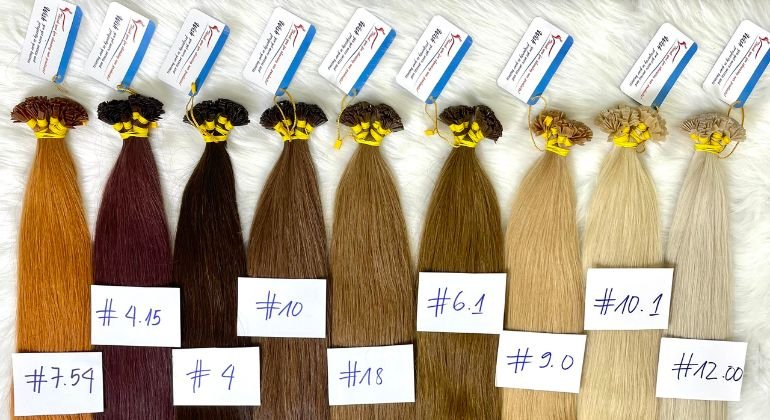 Keratin hair extensions