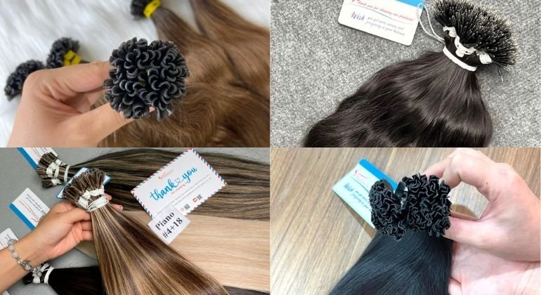 Keratin hair extensions