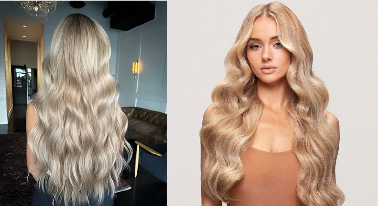 Long hair extension length 20 inches and above