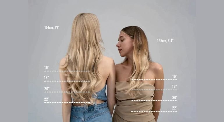 What is 22 inches of hair?