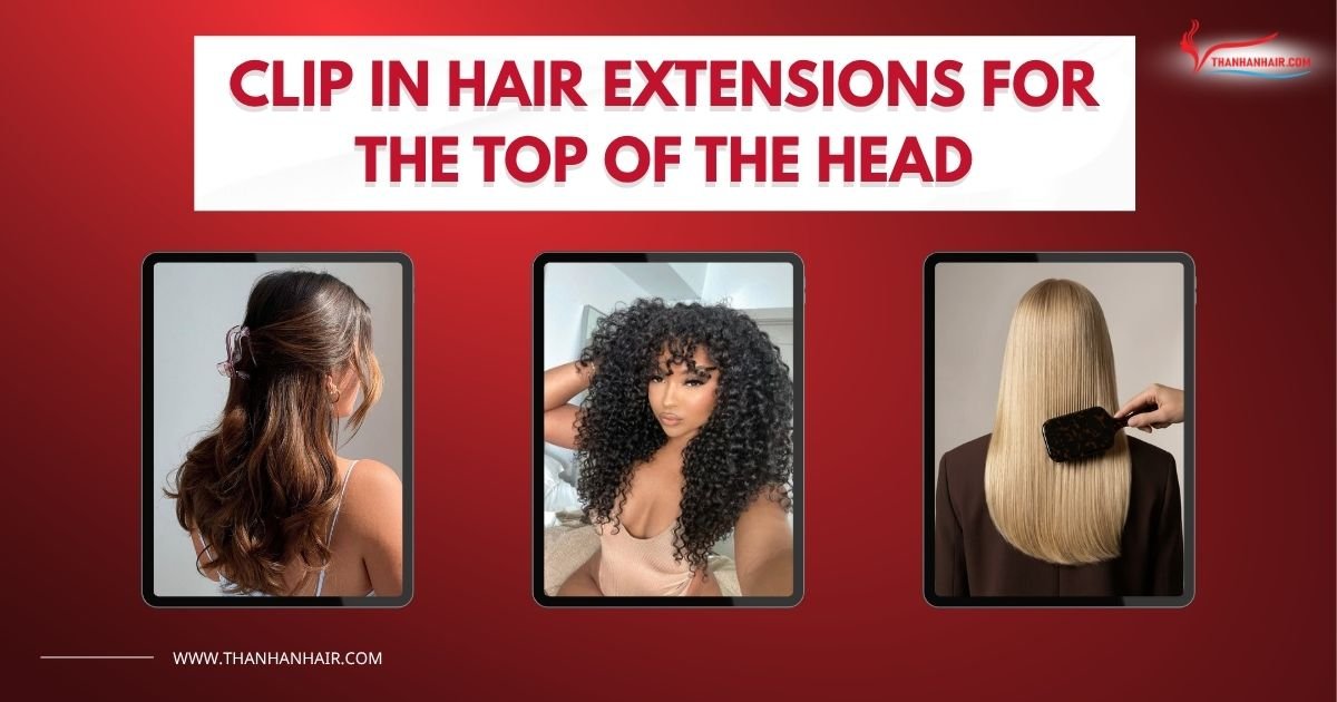 Clip In Hair Extensions for the Top of the Head