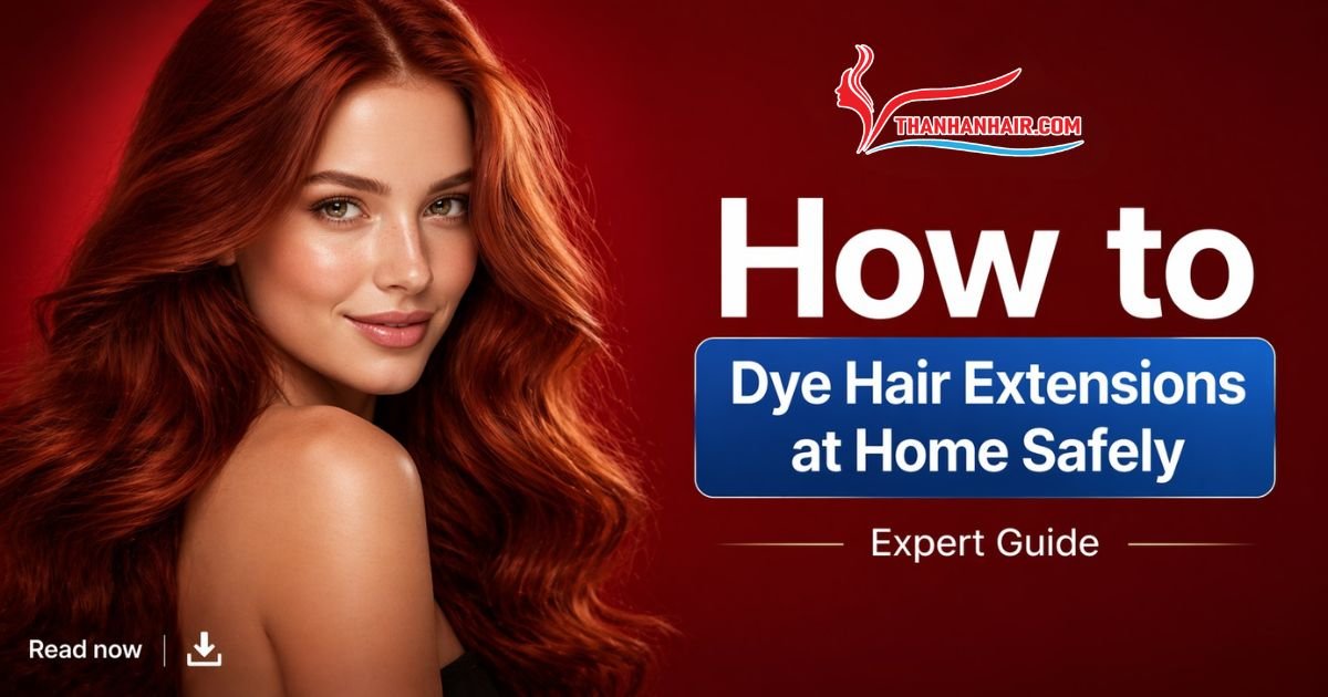 How to Dye Hair Extensions at Home Safely (Expert Guide)