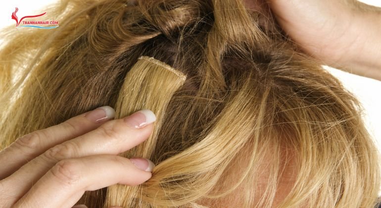 Loosening Tape Hair Extensions