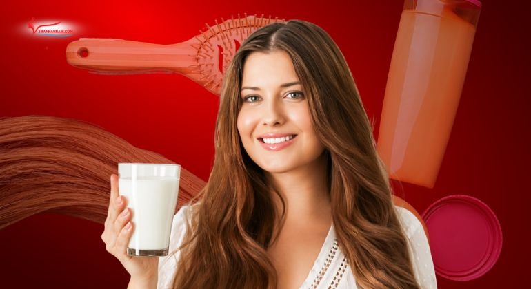 Make Soften Dry Hair Extensions at Home with Milk