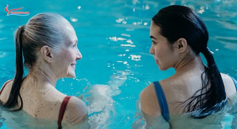 Swimming and Exercising with Extensions