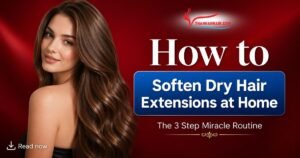 The 3 Step Miracle Routine How to Soften Dry Hair Extensions at Home