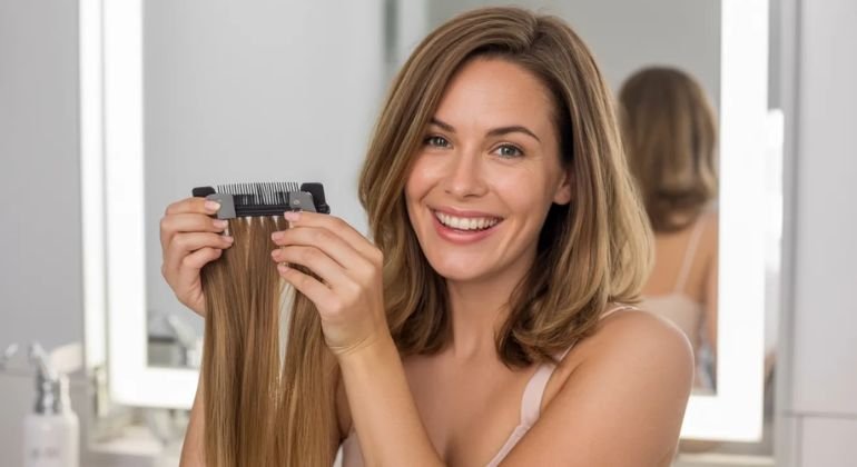 Who is a Good Candidate for Clip-in Hair Extensions for The Top of The Head